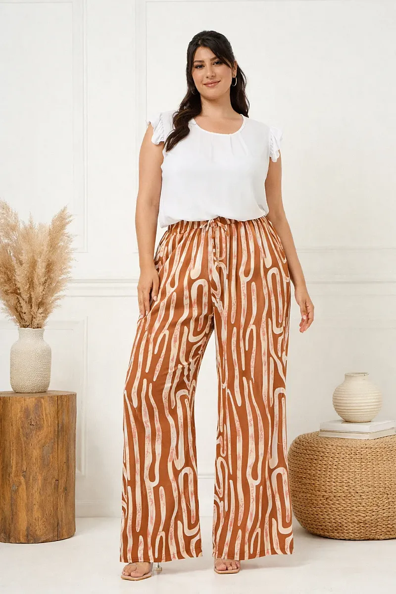 Παντελόνα Με Λάστιχο Moka