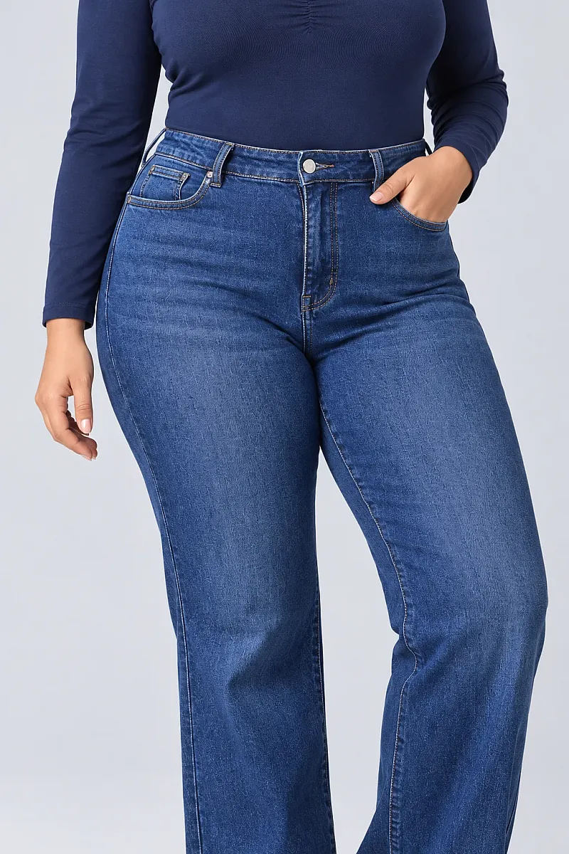 Ελστικό Plus Size Τζιν 