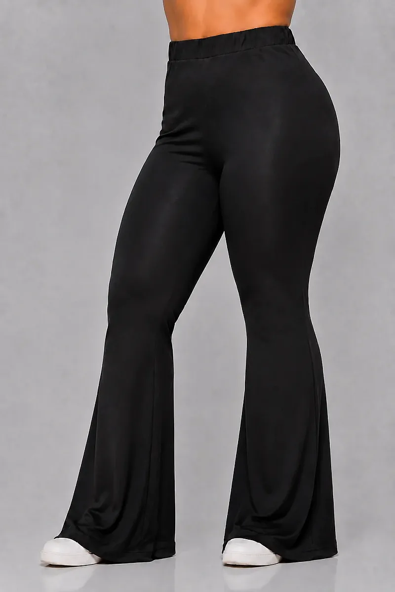 Ψιλομέση Παντελόνι Καμπάνα Viscose