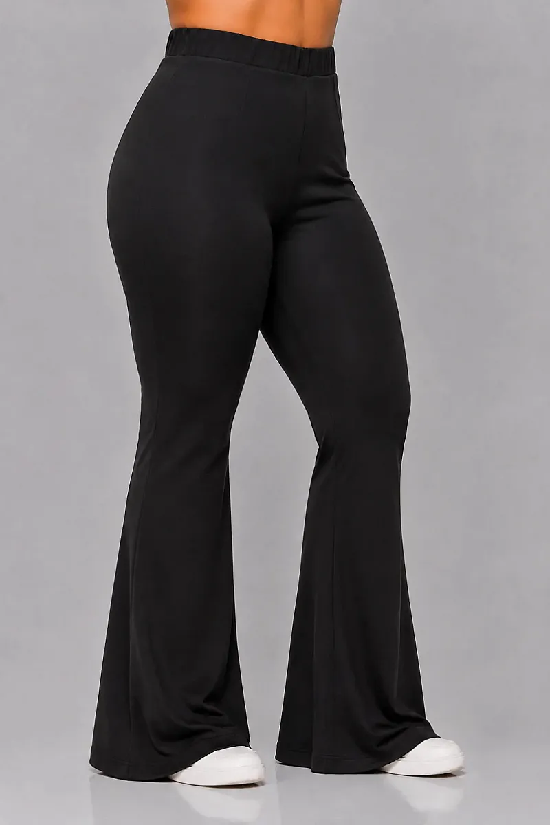 Ψιλομέση Παντελόνι Καμπάνα Viscose