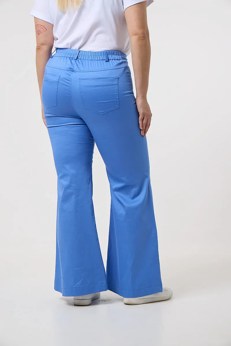 Ψηλόμεσο Παντελόνι Καπαρντίνα Γαλάζιο