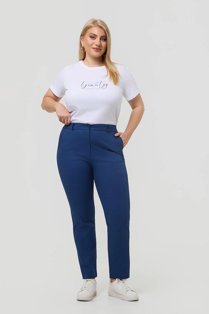 Πεντάτσεπο Παντελόνι Καπαρντίνα Μπλε 