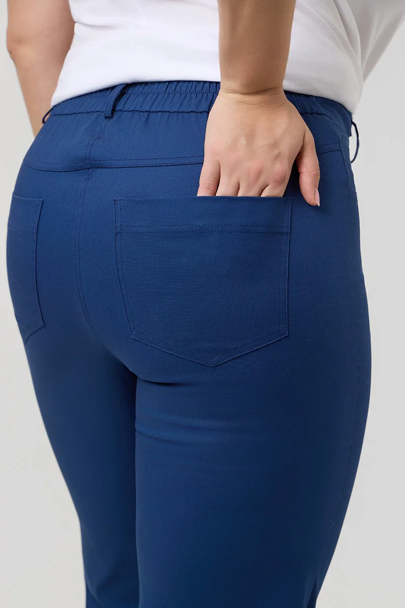 Ψηλόμεσο Παντελόνι Καπαρντίνα Navy 