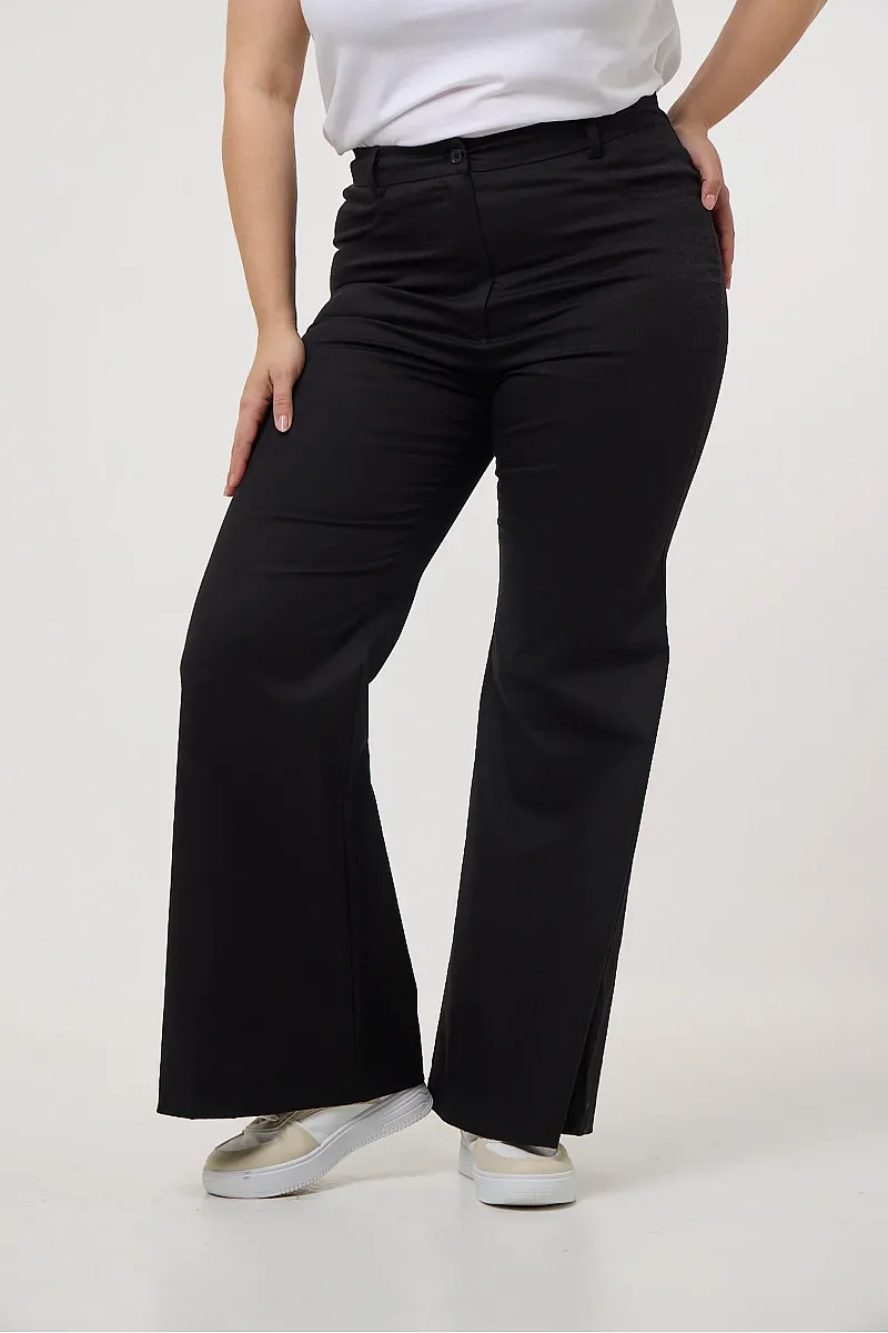 Ψηλόμεσο Παντελόνι Καπαρντίνα Μαύρο