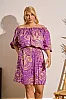 Plus Size Σετ Mε Μοτίβο Μαντάλα