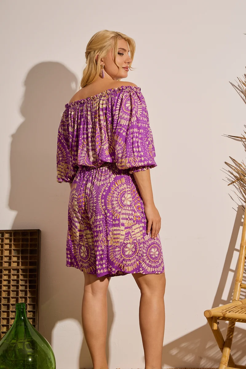 Plus Size Σετ Mε Μοτίβο Μαντάλα