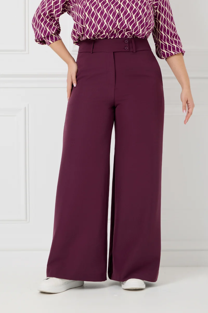 Παντελόνι Ψηλόμεσο Βουργουνδί