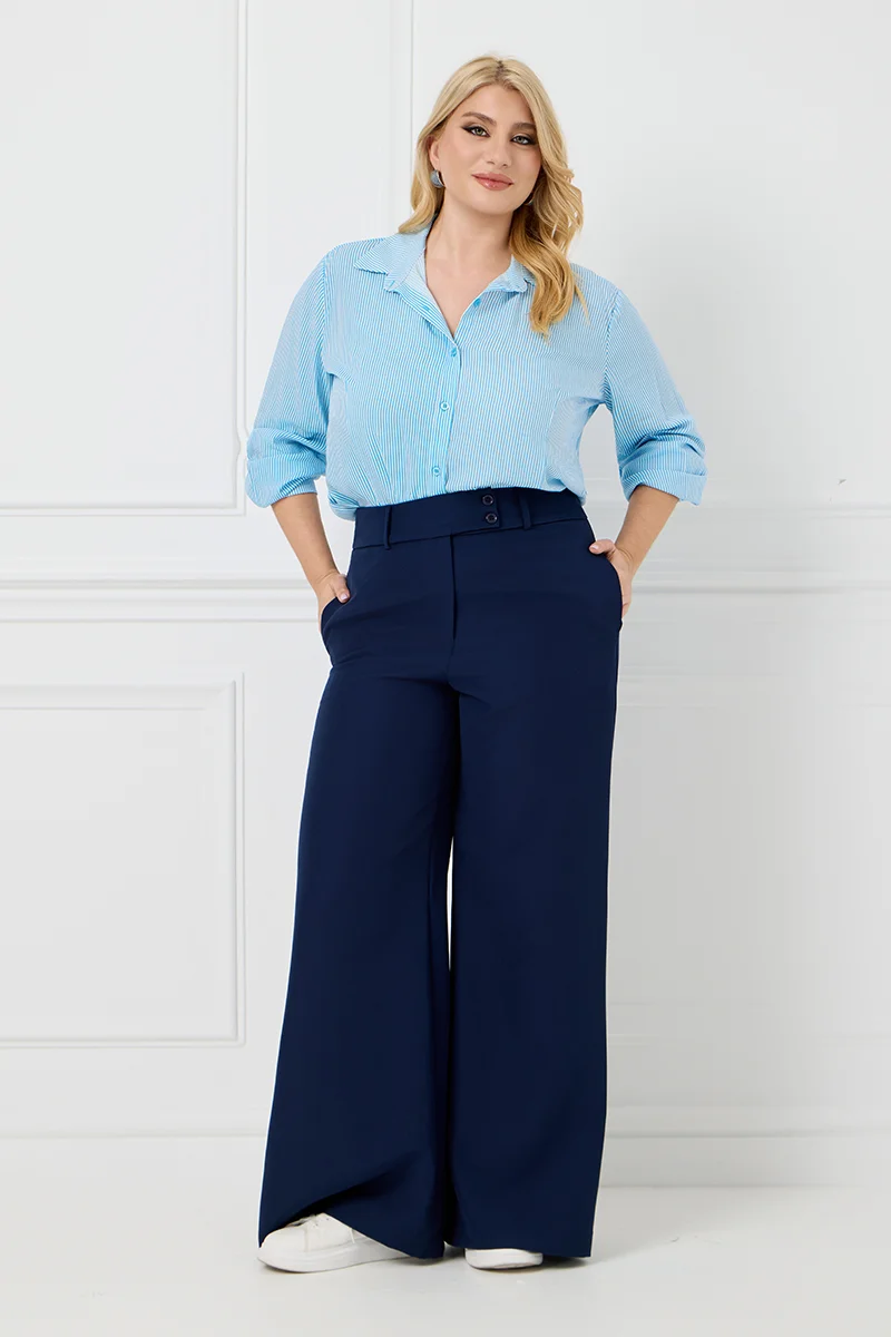 Παντελόνι Ψηλόμεσο Μπλε