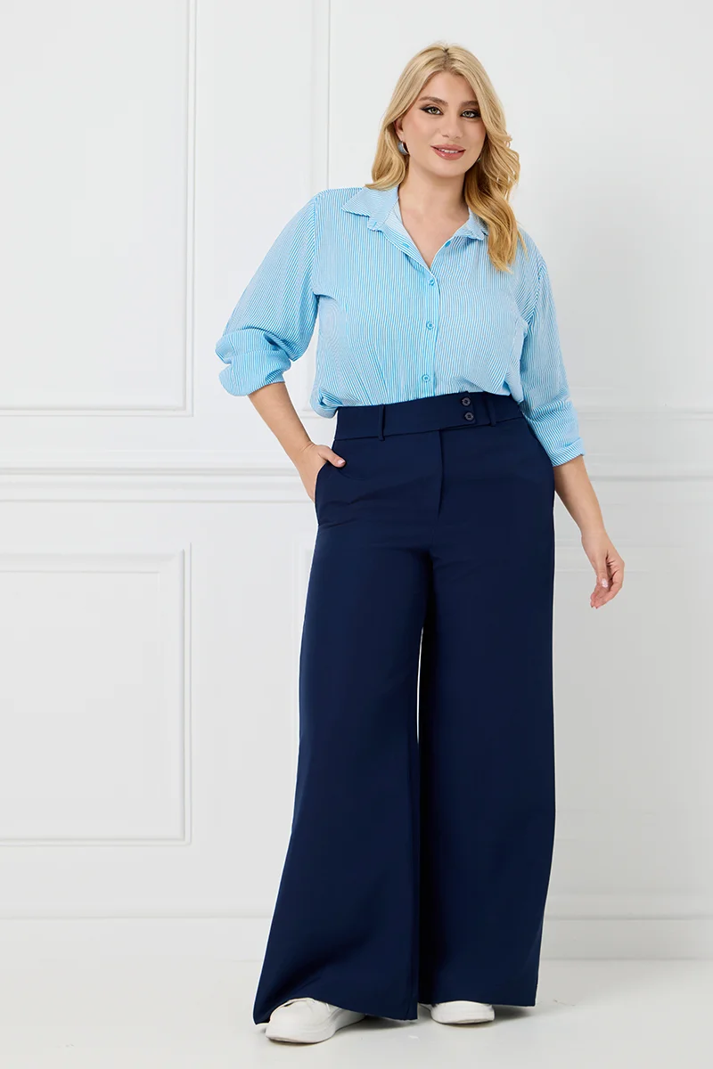 Παντελόνι Ψηλόμεσο Μπλε