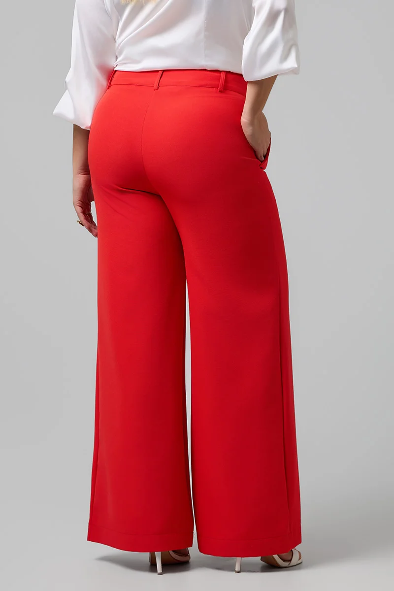 Παντελόνι Ψηλόμεσο Κοραλλί-Κόκκινο