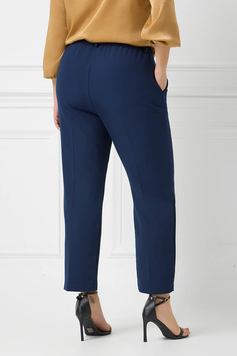 Plus Size Παντελόνι Navy