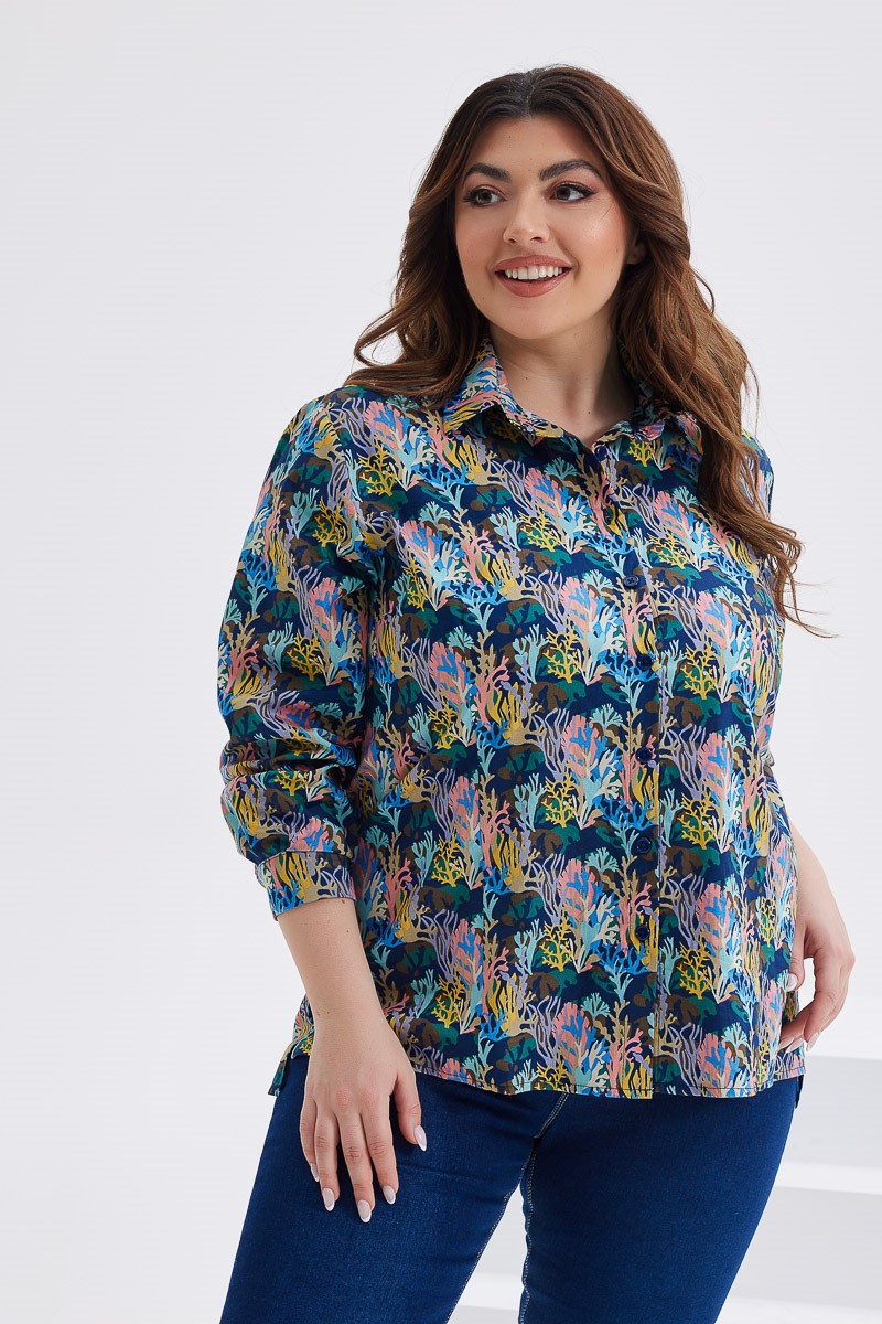  Floral Cotton Shirt