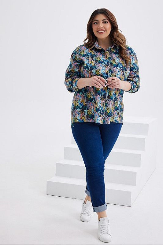  Floral Cotton Shirt