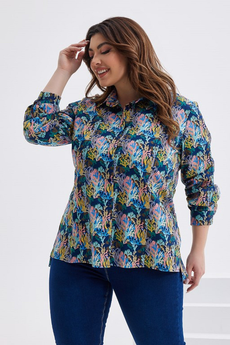  Floral Cotton Shirt