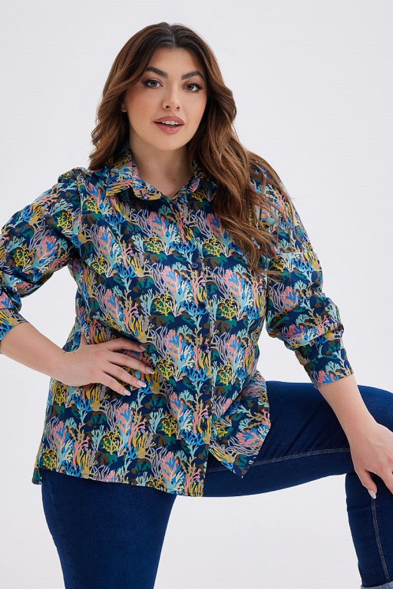  Floral Cotton Shirt