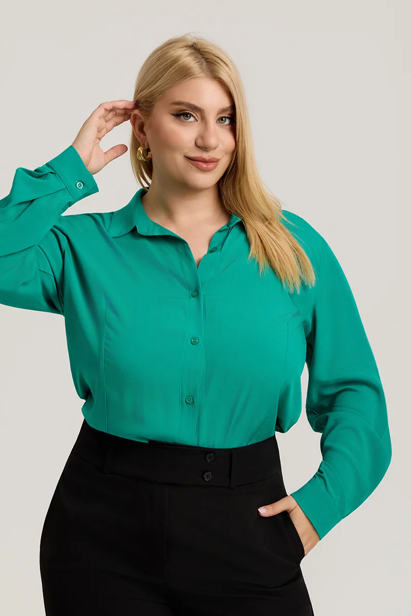 Basic Πουκάμισο Πράσινο 