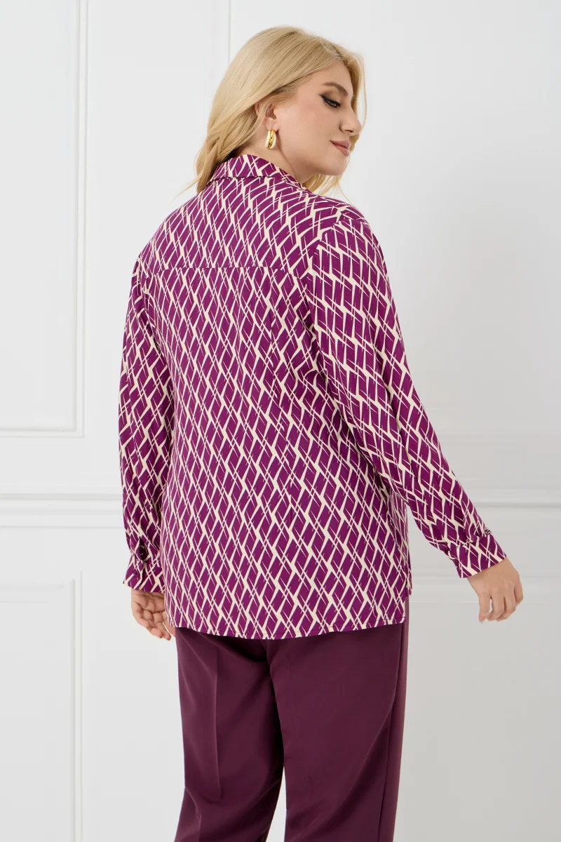 Πουκάμισο Με Γεωμετρικό Print