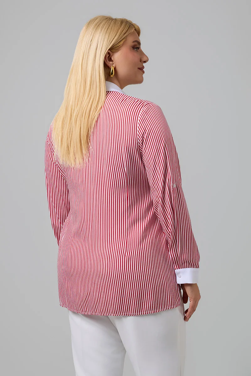 Κόκκινο Πουκάμισο Ριγέ 