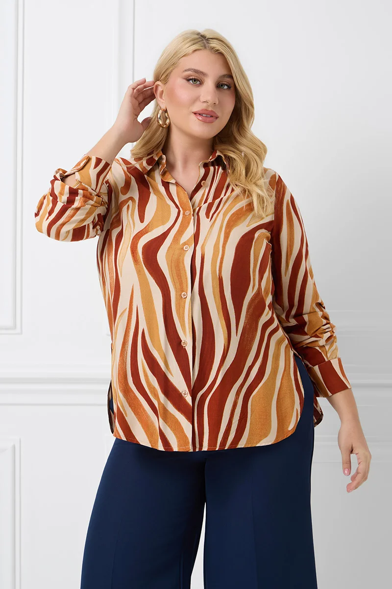 Πουκάμισο σε Ζεστές Αποχρώσεις