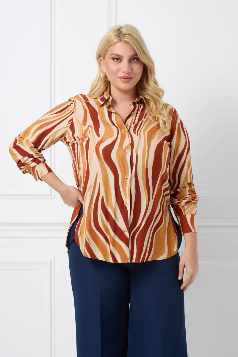 Πουκάμισο σε Ζεστές Αποχρώσεις