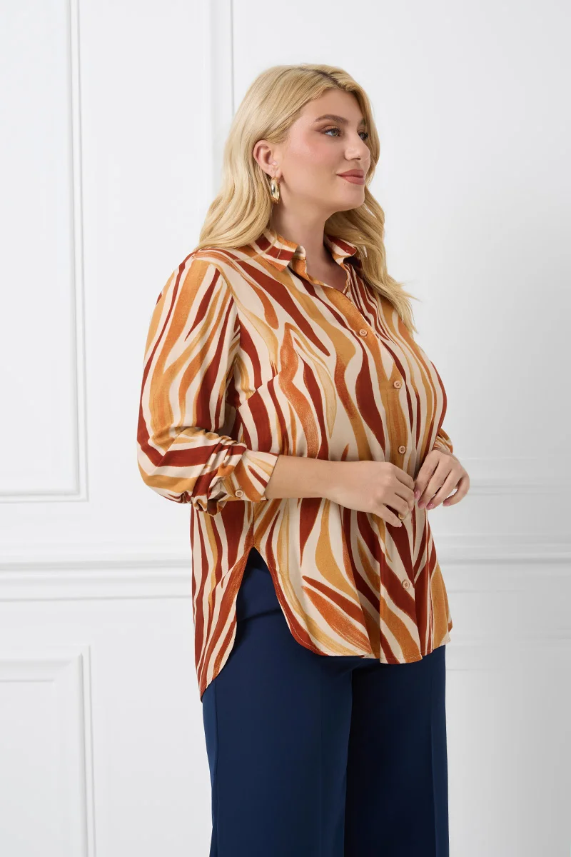 Πουκάμισο σε Ζεστές Αποχρώσεις