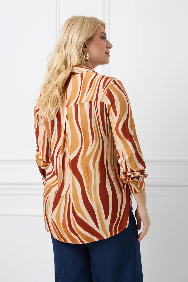 Πουκάμισο σε Ζεστές Αποχρώσεις