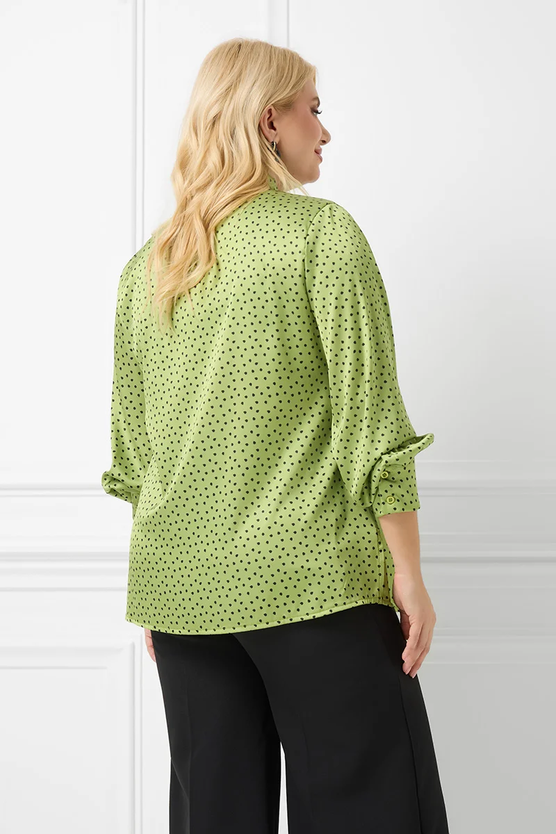 Σατέν Πουκάμισο Πουα Με Φιόγκο 