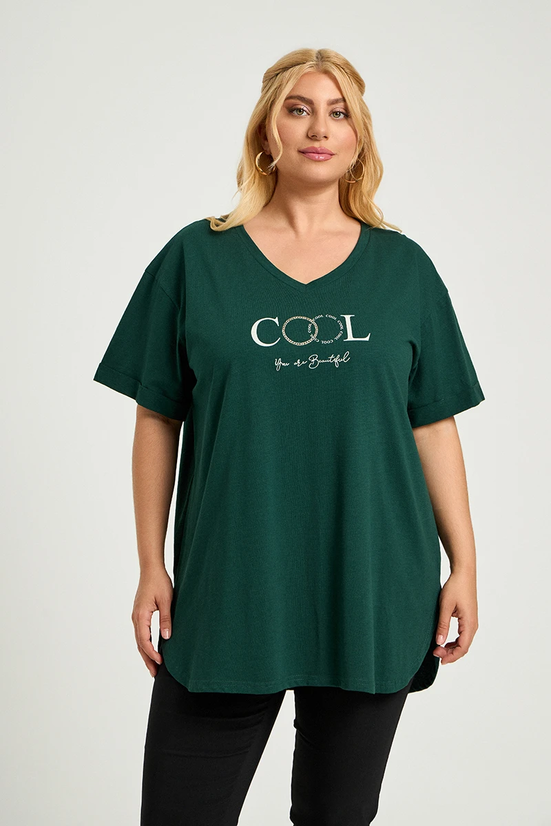 Κυπαρσσί Plus Size T-Shirt Cool