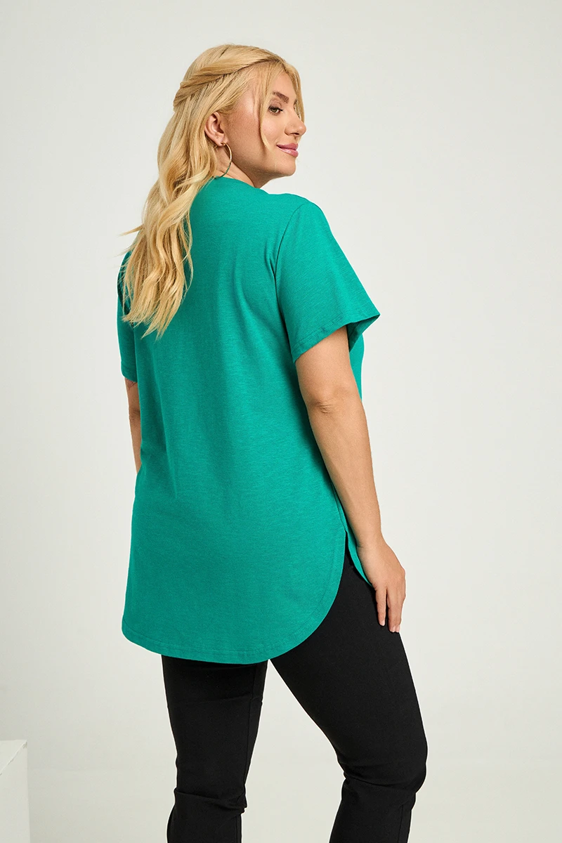 Πράσινο Plus Size T-Shirt Dream