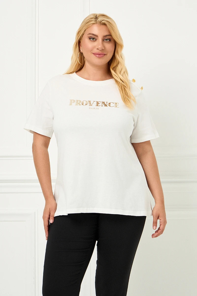 Λευκό T-Shirt Provence Paris