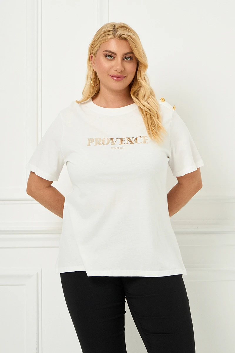 Λευκό T-Shirt Provence Paris