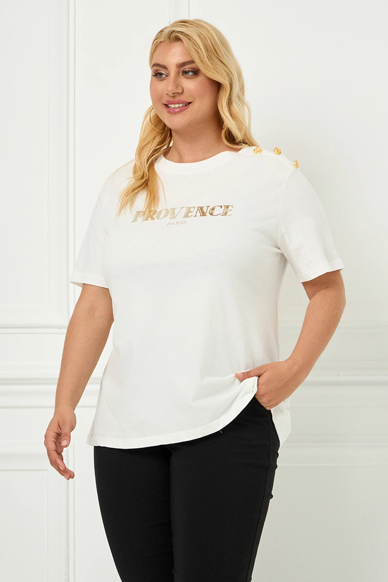 Λευκό T-Shirt Provence Paris