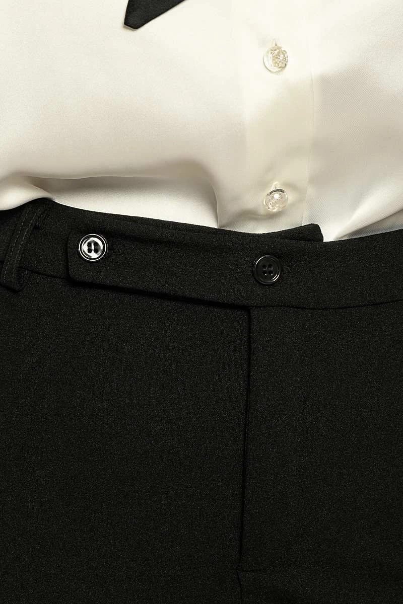 Φούστα Με Τσέπες Μαύρη