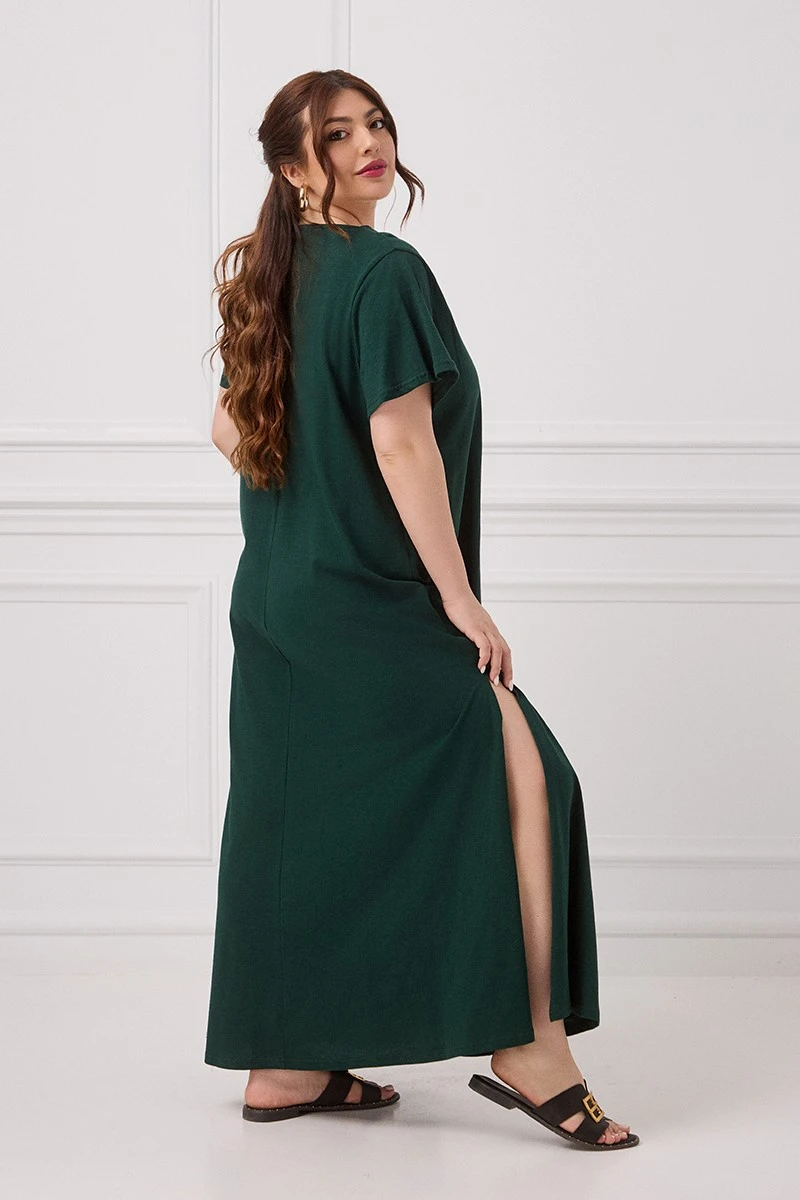 Lilium Cotton Dress Κυπαρισσί