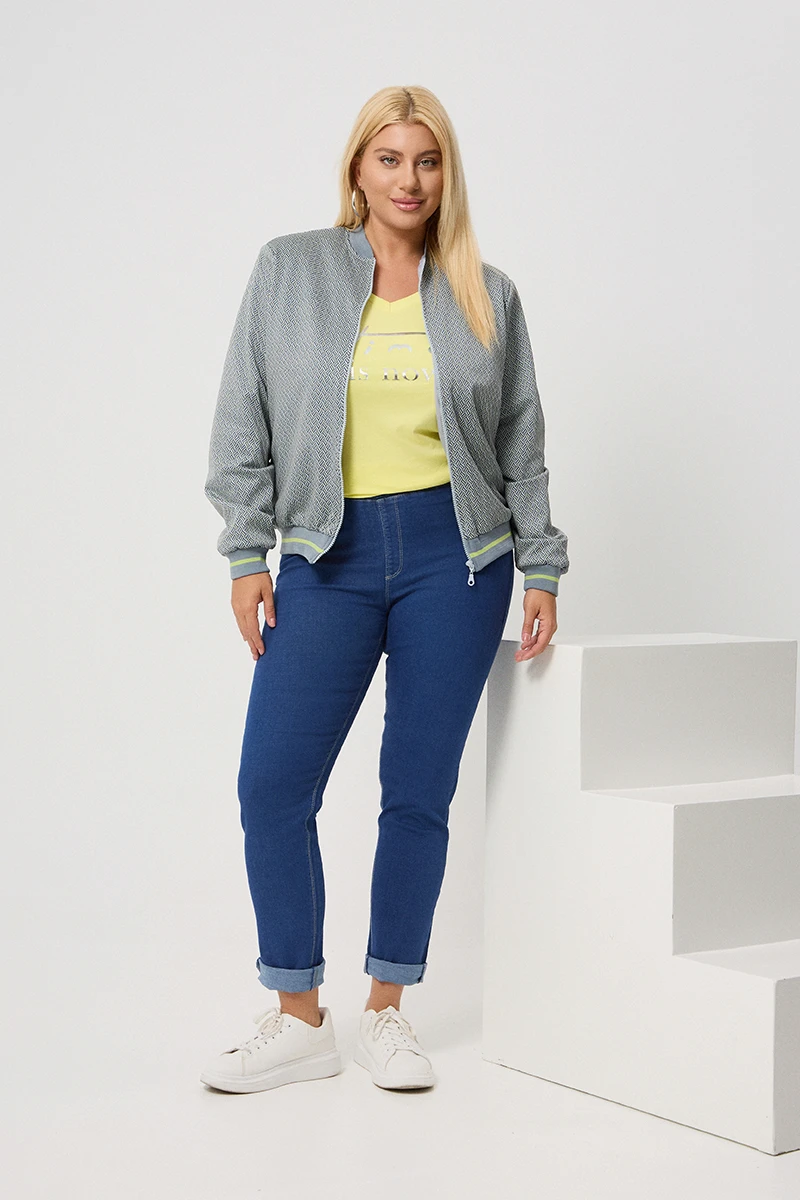  Γκρι Τζάκετ Άνεσης Casual Chic 