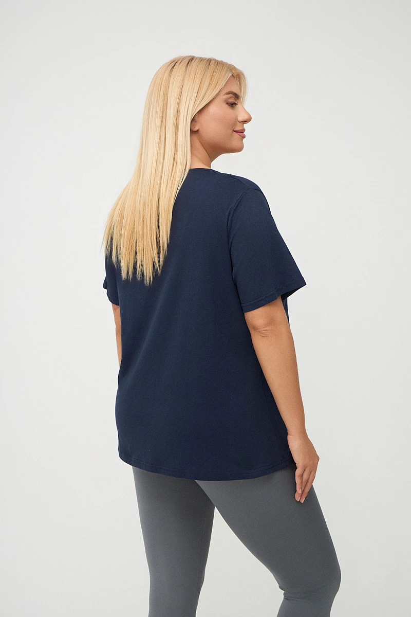 Less Is More T-Shirt Blue Navy 