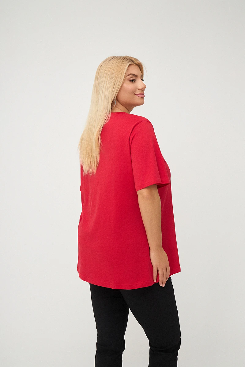 Less Is More T-Shirt Κόκκινη 