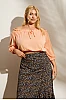 Μπλούζα Off-Shoulder Πορτοκαλί