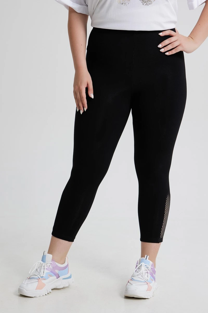 Κολάν Κάπρι Με Δίχτυ Μαύρο